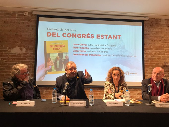 Llibre de l'exdiputat Joan Olòriz